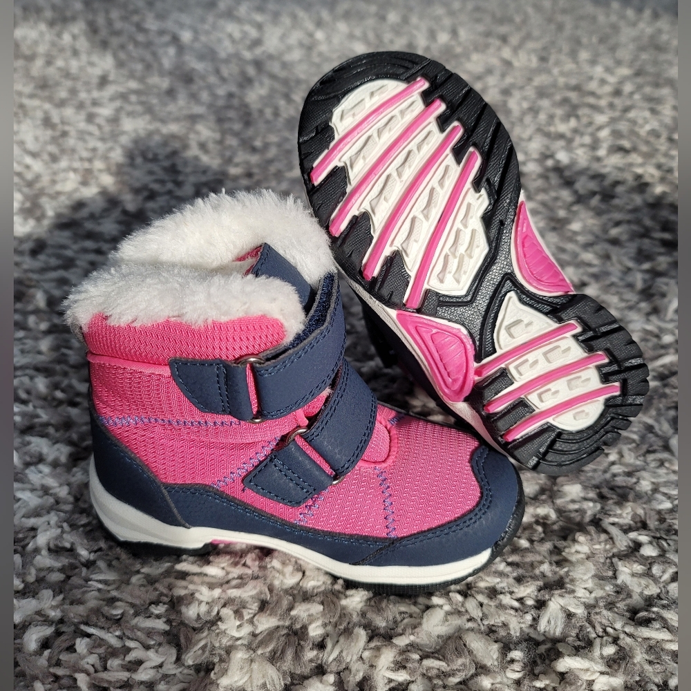 Mountain Warehouse Comet Toddler Winter Boots, Pink, Size 8. Like New.